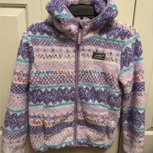 Eddie Bauer Kids Multicolor Patterned Sherpa Jacket